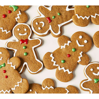 Gingerbread Cookies with Royal Icing accents Decorating Class