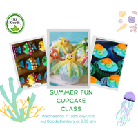Summer Fun Cupcakes Decorating Class - School Holidays Class 