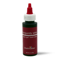 Burgundy Liqua-Gel  Food Colour 2.3oz Large Bottle