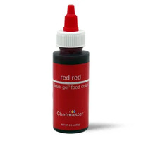 Liqua- Gel Food Colour Red Red - 2.3 oz /65g (Large Bottle)