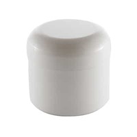 White Cosmetic PP Jar -100Gr-66mm Lid- (PL-100-607-WT) COS-JAR-WHT
