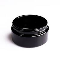 50ml Black Cream Jar/Squat -52mm cap
