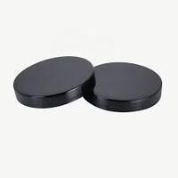 52ml Black Cream Jar Lid - each