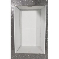 Catering Box Medium Base + Lid in White 360x255x80 mm