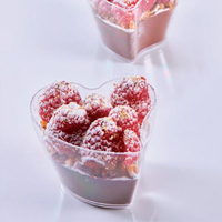 100 ml Dessert Cups Love  Heart Shape -25/Sleeve