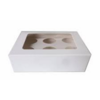 6 hole Cupcake Box with Insert and window