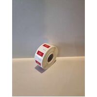 Day Date Tag Stickers-26mm x 26mm - 1000 per roll 