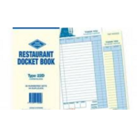 Docket Books Duplicate Carbonless  -10 books/Pack