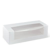 10 inch Patisserie Box with window 26 x 11x 8 - each *Discontinued Line*