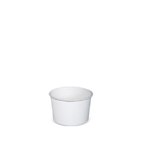 Detpak 3oz Icecream bowl white- 50/Sleeve