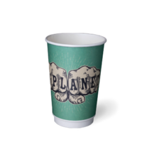 Detpak GTM 8oz double wall art coffee cups 25/Sleeve