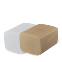 Detpak White Exacta Dispenser Napkin -  200/Sleeve