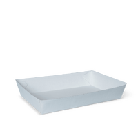 Medium White Food Tray sleeve of 250