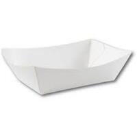 Small white food tray sleeve of 250