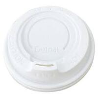 White Coffee Cup Spout Lid - Sleeve of 100