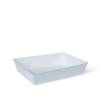 Detpak Extra small white food tray- 250/Sleeve 