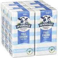 Devondale Full Cream Milk Portions -6x200ml - 4pk /ctn