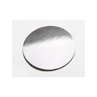 SL 10" Silver Double Standard Cake Board Round -25/Sleeve