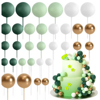 Cake Balls Mixed Colours -  Greens  20 Pcs