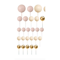 Cake Balls Mixed Colours -  Neutrals 20 Pcs
