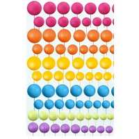 Cake Balls Mixed Colours - Rainbow Bright 20 Pcs
