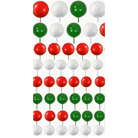 Cake Balls Mixed Colours - Christmas Red, Green and White 24 Pcs