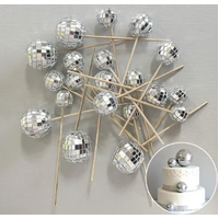 Cake Balls Mirror Balls - 10 Pcs