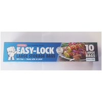 Easy Lock Resealable Bags (Ziplock Bags) [SIZE: Large]