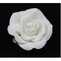 Edible Rose Standard White 50mm - 1 pce