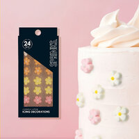 Edible Colourful Flowers  - 24 Pcs