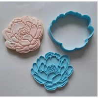 Peony Cutter and Embosser Stamp Set 
