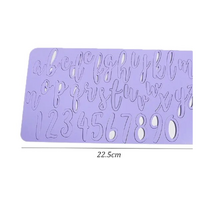 Letter and Number Lowercase Embosser Set - Handwriting Style 