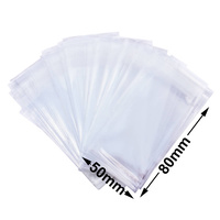 Poly End Seal Bags 80x50mm 