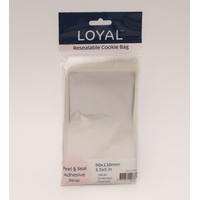 Resealable Cookie Bags -90*130mm - 100 p/pack