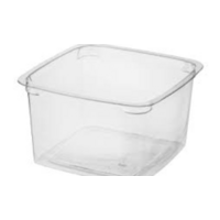 20 oz Square Deli Container Base  - 50/Sleeve