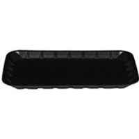 Foam Trays Black Size: 14 x 11"  125/Sleeve