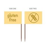 Gluten Free Flag Picks- pack 200