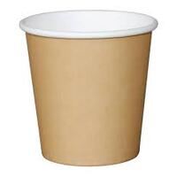 Single wall Kraft 4oz coffee cup - 50 sl