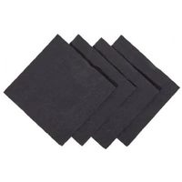 2 ply black Cocktail Napkin-1/4 fold- Pack of 250 (8 SLEEVES PER CTN)