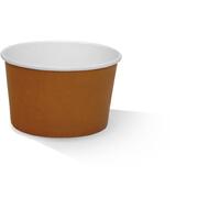 PLA paper brown bowl 12oz sleeve of 25 (20)