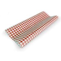 Greaseproof Paper Gingham Red Large 400 X 330mm – 200/ream
