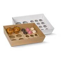 Cup Cake Insert - 6 hole to fit Medium Catering trays, - each