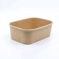 Kraft Rectangular Paper Container - 750ml -50p/sl (6)