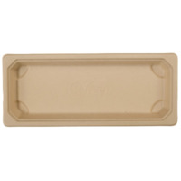 Bamboo Pulp Sushi Tray Large 50/Sleeve (12 per carton)