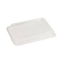 Rectangle sugarcane container Lid- 370ml -Sleeve of 100