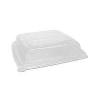 Anti-fog Lid for Sugarcane Platter 10 inch square - each