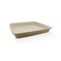 Large Sugarcane Platter Base 16 inch square - each
