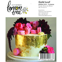 Edible Gold Leaf Transfer Sheet - 5 sheets