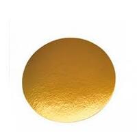 9" Gold Cake Board Round - each