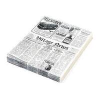 Newsprint Style Grease proof - 4100x300mm - 500 sheet pack
